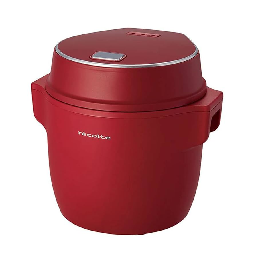 Recolte Compact Rice Cooker - Red (220V Version) : Amazon.co